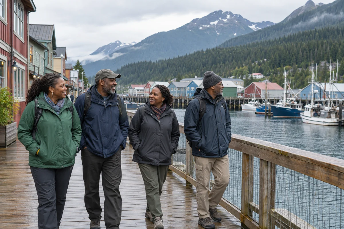 Illustrative Alaska best easygoing day experience with travelers.